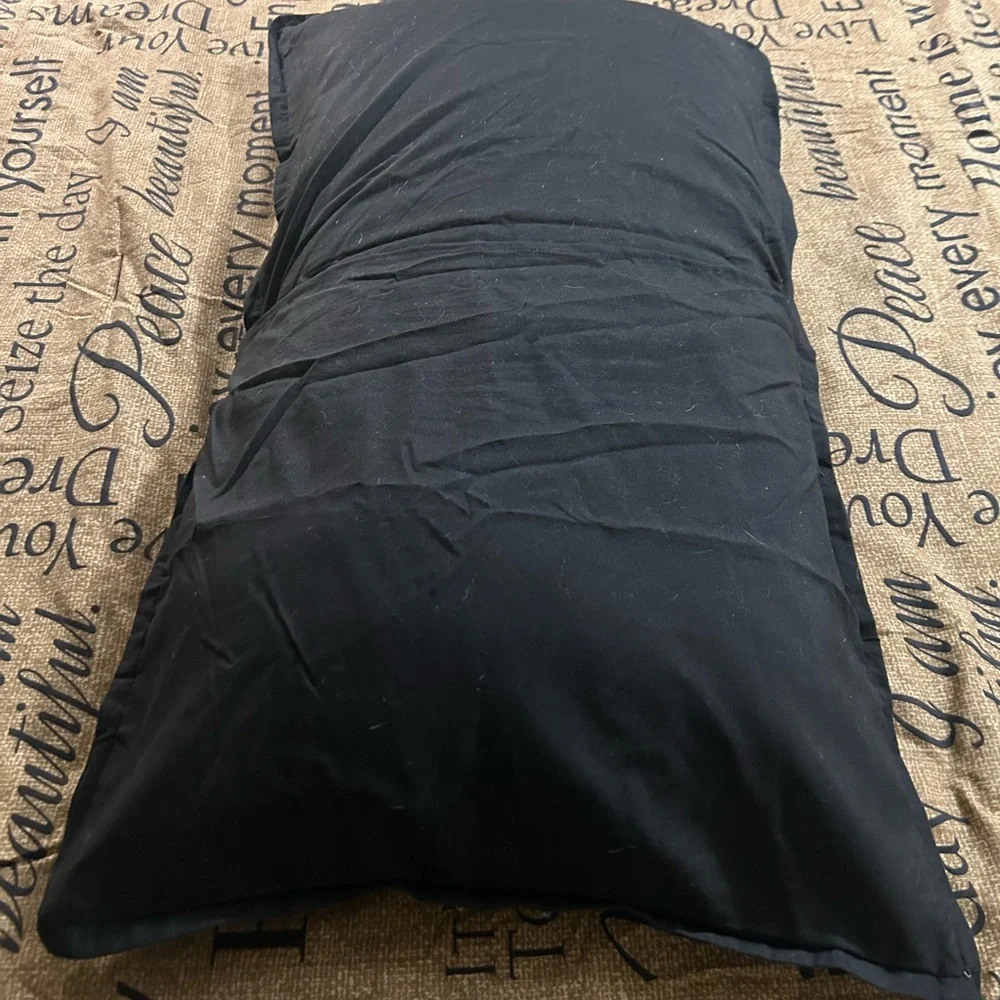 Brown Text Print King Bedding Set